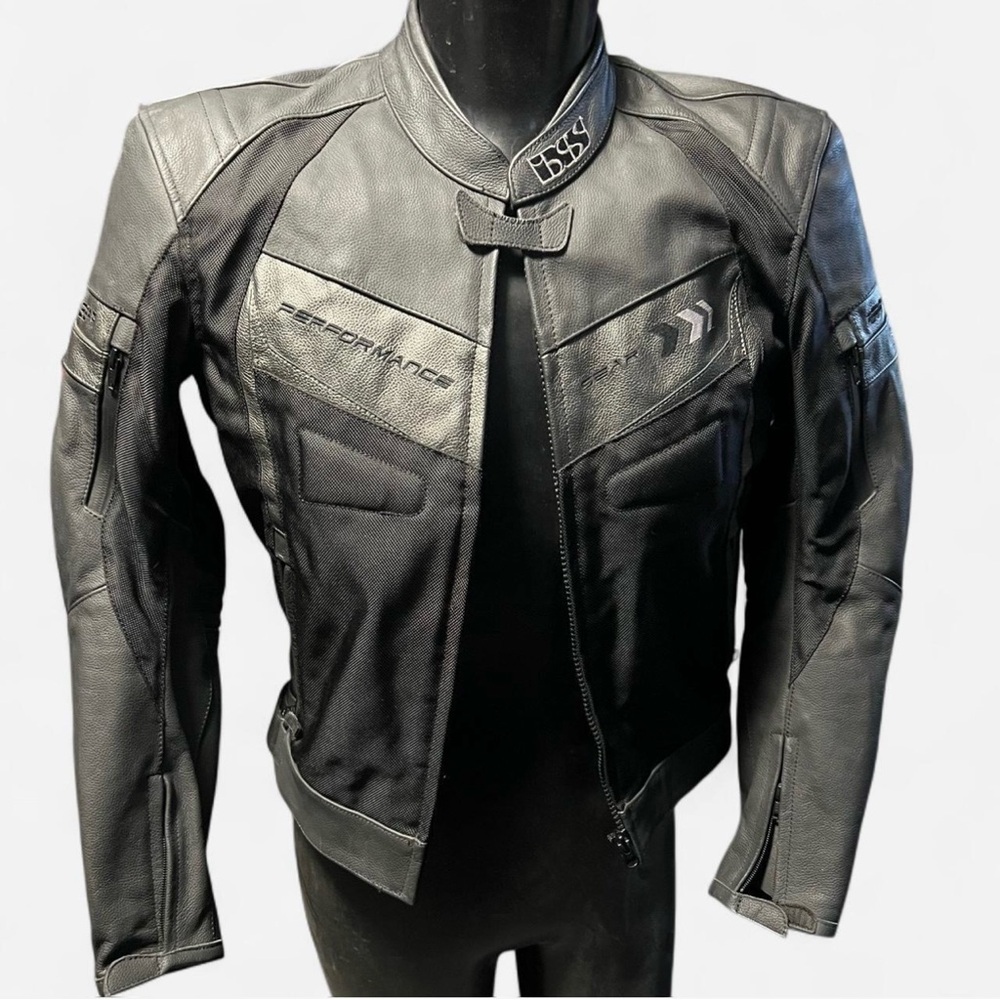 Black Performance Jacket With Protective Padding - image 1